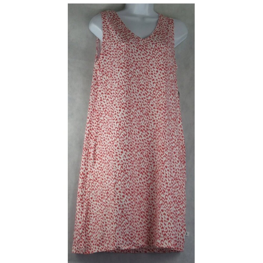 Echo Women's V-Neck Polyester Sleepshirt Nightgown, Multi Cheetah Print, Medium
